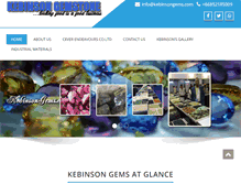 Tablet Screenshot of kebinsongems.com